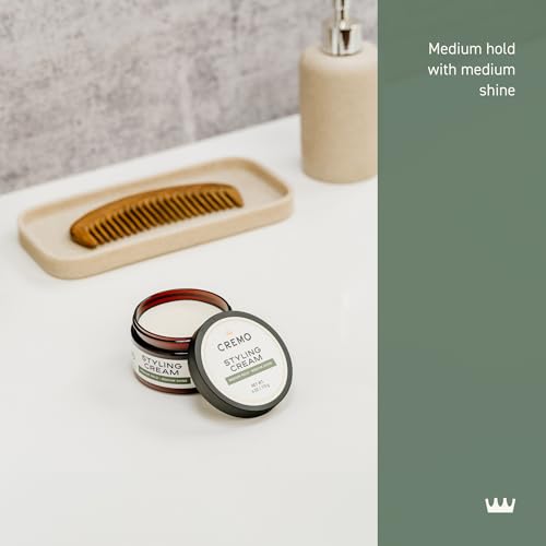 Cremo Hair Styling Cream, Barber Grade, Medium Hold, Medium Shine for Men, Style and Control Your Hair Anytime
| Cremo