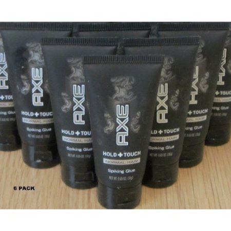 AXE Hold & Touch Normal Hair Glue for Men - Travel Size (6 Pack, |9 Oz)
