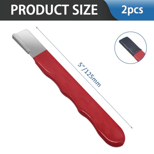 Garden Tool Sharpener Kit for Axe and Machete - Portable 2pcs Blade Sharpener for Father's Day, Christmas, Birthday